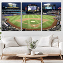 Citi Field Wall Art Print | 3-Panel New York Mets Baseball