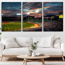Fenway Park Wall Art Canvas Print | Large Baseball Stadium