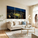 Michigan Wolverines Football Team Print - Michigan Stadium