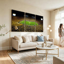 Stadium in Michigan Wall Art Canvas Print, Framed American