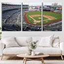 New York Yankees Baseball Team Print - Yankee Stadium Wall