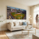 Yankee Stadium New York Wall Art Print | 3-Panel Canvas