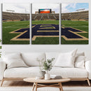Notre Dame Stadium Giclee Canvas Print | Triptych Wall Art