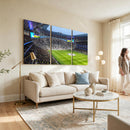 Tottenham Hotspur Stadium Canvas Print, Match Day Triple