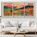 Yayoi Kusama 1986 Wall Art Print - Wabi Sabi Japanese Wall by MyGreatCanvas | Canvas Wall Art Prints | Photo Prints & Wall Decor