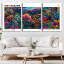 Framed Yayoi Kusama 1986 Wall Art Print – Japanese Wall Art