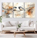 Beautiful Birds Wall Art – Framed Watercolor Branch Canvas by MyGreatCanvas | Canvas Wall Art Prints | Photo Prints & Wall Decor