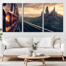 Harry Castle Wall Art Canvas Print, Wizard School Wall Art