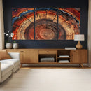 Abstract Tree Ring Art, Colorful Tree Ring Wall Decor, by MyGreatCanvas | Canvas Wall Art Prints | Photo Prints & Wall Decor