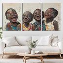 Shai Yossef Print - Joyful Childhood Canvas Wall Art -