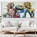 Shai Yossef Style Canvas Art - Joyful African Black Kids