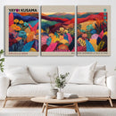 Yayoi Kusama Wall Art Canvas Print, Abstract Art, Large
