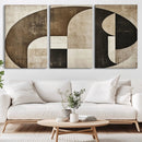 Wabi Sabi Abstract Wall Art | Geometric Modern Minimalist