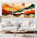Abstract Mountain Wall Art – Framed Colorful Landscape by MyGreatCanvas | Canvas Wall Art Prints | Photo Prints & Wall Decor