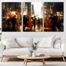 Abstract Jazz Art Wall Art Canvas Print – Colorful Musical