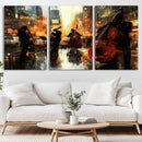 Jazz Wall Art Canvas Print – Colorful Musical Instrument