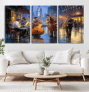 Colorful Jazz Wall Art - African American Music Canvas Print