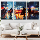 African American Jazz Canvas Wall Art Print – Abstract Music