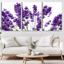 Lavender Flower Wall Art Canvas Print by MyGreatCanvas | Canvas Wall Art Prints | Photo Prints & Wall Decor
