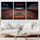 Texas Stadium Night Game Wall Art Canvas Print – Vibrant