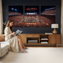 Texas Stadium Night Game Wall Art Canvas Print – Vibrant