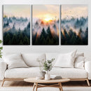 Abstract Forest Wall Art - Serene Nature Canvas Print with by MyGreatCanvas | Canvas Wall Art Prints | Photo Prints & Wall Decor