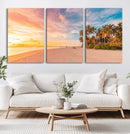 Tropical Beach Wall Art Canvas Print – Framed Palm Trees by MyGreatCanvas | Canvas Wall Art Prints | Photo Prints & Wall Decor