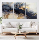 Black Marble Wall Art Canvas Print – Framed Abstract Gold by MyGreatCanvas | Canvas Wall Art Prints | Photo Prints & Wall Decor