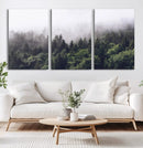 Misty Forest Wall Art Canvas Print, Serene Foggy Pines and by MyGreatCanvas | Canvas Wall Art Prints | Photo Prints & Wall Decor