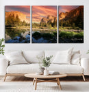 Yosemite Valley Wall Art Canvas Print – El Capitan Sunset