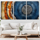 Abstract Tree Rings Wall Art Canvas Print – Modern Wood by MyGreatCanvas | Canvas Wall Art Prints | Photo Prints & Wall Decor