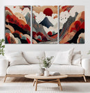 Abstract Mountain Wall Art Canvas Print – Vibrant Stylized by MyGreatCanvas | Canvas Wall Art Prints | Photo Prints & Wall Decor