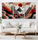 Abstract Mountain Wall Art – Framed Vibrant Landscape Canvas by MyGreatCanvas | Canvas Wall Art Prints | Photo Prints & Wall Decor