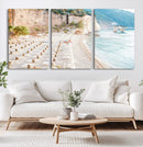 Beach Wall Art Canvas Print – Framed Coastal Seascape Summer
