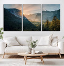 Yosemite Valley Wall Art Canvas Print – Framed Mountain