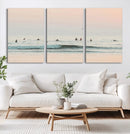 Pastel Ocean Wall Art Canvas Print – Framed Soft Sunset Calm by MyGreatCanvas | Canvas Wall Art Prints | Photo Prints & Wall Decor