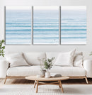 Ocean Wave Surfer Wall Art – Framed Minimal Seascape Canvas by MyGreatCanvas | Canvas Wall Art Prints | Photo Prints & Wall Decor
