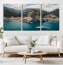 Amalfi Coast Wall Art – Framed Italian Seaside Canvas by MyGreatCanvas | Canvas Wall Art Prints | Photo Prints & Wall Decor