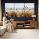 Beach Grass Wall Art Canvas Print – Framed Coastal Dunes Art by MyGreatCanvas | Canvas Wall Art Prints | Photo Prints & Wall Decor
