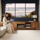 Ocean Surfer Wall Art Canvas Print – Framed Coastal Surf Art by MyGreatCanvas | Canvas Wall Art Prints | Photo Prints & Wall Decor