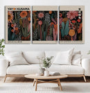 Modern Japanese Wall Art Canvas Print – Framed Abstract