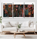 Modern Japanese Wall Art Canvas Print – Framed Abstract