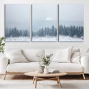 Winter Forest Wall Art Canvas Print – Framed Snowy Landscape by MyGreatCanvas | Canvas Wall Art Prints | Photo Prints & Wall Decor