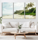 Relaxing Beach Wall Art Canvas Print – Framed Ocean View