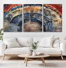 Tree Rings Wall Art Canvas Print – Framed Wood Art Picture by MyGreatCanvas | Canvas Wall Art Prints | Photo Prints & Wall Decor