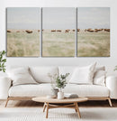 Bison Herd Wall Art Canvas Print – Framed Western Bison