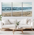 Ocean Wall Art Canvas Print – Moody Coastal Seascape Scene