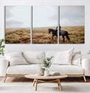 Cowboy Wall Art Canvas Print – Framed Western Rustic Ranch