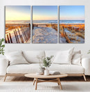 Ocean Sunset Wall Art Canvas Print – Nautical Beach