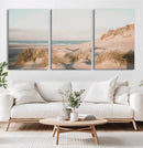 Beach Landscape Wall Art Canvas Print – Framed Sand Dune